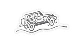 Nalgene Jeep Sticker - Dishwasher Safe - UV Coated - Made in USA