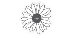 Nalgene Daisy Sticker - Dishwasher Safe - UV Coated